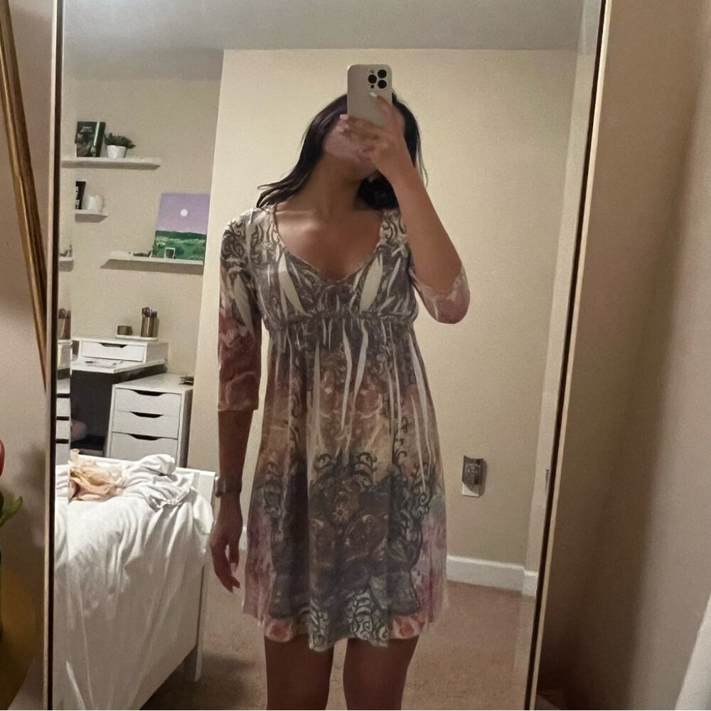 Mid Sleeve Dress